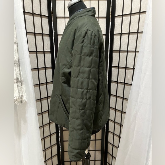 Pendleton Gray and Blue Plaid WOMEN REVERSIBLE BARN JACKET SIZE XL - Picture 6 of 13